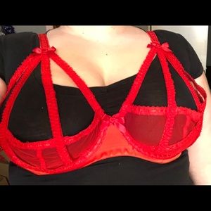Savage X Fenty Strappy Red Bra
